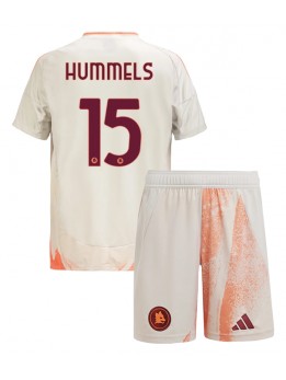 AS Roma Mats Hummels #15 Auswärts Trikotsatz für Kinder 2024-25 Kurzarm (+ Kurze Hosen)